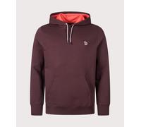 PS Paul Smith Mens Zebra Hoodie - Colour: 29A Very Dark Red - Size: Large