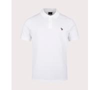 Paul Smith Cotton-Pique Zebra Polo Shirt - White - 183K-01 ZEBRA SS PO