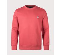 PS Paul Smith Mens Zebra Logo Sweatshirt - Colour: 23C Pink - Size: XL