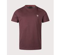 PS Paul Smith Mens Zebra Logo T-Shirt - Colour: 29B Dark Red - Size: Large