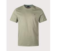 Paul Smith Mens Light Greyish Green Regular Fit Zebra T-Shirt