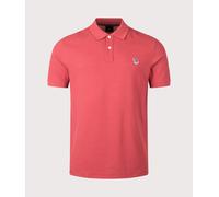 PS Paul Smith Mens Zebra Piqué Polo Shirt - Colour: 23D Pink - Size: Medium