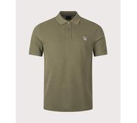 PS Paul Smith Mens Zebra Piqué Polo Shirt - Colour: 36F Green - Size: XL