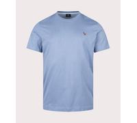 PS Paul Smith Mens Zebra T-Shirt - Colour: 43D Greyish Blue - Size: Large