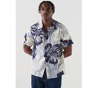 PS PAUL SMITH Ps Paul Smith Casual Fit Short Sleeve Floral Print Shirt, Blue, Size 2Xl, Men Blue