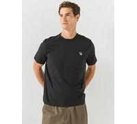 PS PAUL SMITH Regular Fit Zebra T-Shirt, Black, Size S, Men Black