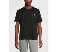 PS PAUL SMITH Zebra Badge Regular Fit T-shirt, Black, Size S, Men Black