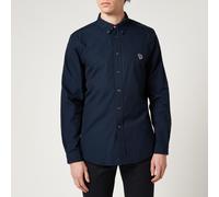 PS Paul Smith Mens Slim Fit Long Sleeve Zebra Shirt - Colour: 48 Inky Blue - Size: XL