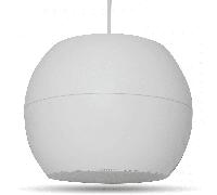 PS Series Pendant speaker 16.5cm 6.5" in White Dispersion Spheroid Commercial