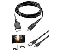 PS1/PS2 to HDMI Adapter Cable, PS1/PS2 to HDMI Converter, Support PS1/PS2 Games Consoles and Projector Monitor TV Multimedia HD Connection 720P/1080P Output Multifunctional PS2 HDMI Adapter Cable Link