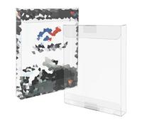 PS2 Game Case Protector Sleeves - 0.35mm Clear PET Display & Storage Covers, Compatible with Standard PlayStation 2 Game Cases (50 Pack)