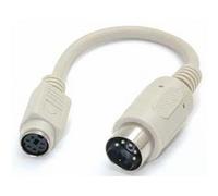 PS2 Keyboard to AT Converter - 6 pin Mini Din F to 5 pin Male
