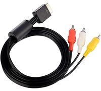 PS2 PS3 AV Cable, AV to RCA Cord for PlayStation 2 3 /PS2/PSX/PS3 Slim (6FT)