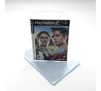 PS2, PS3, PS4, PS5 Replacement Case Sleeve Clear Plastic with Flap 25/50/100 (PS2 x 25)