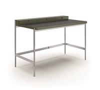 PS20 / PS20 BIG Desk Chrome frame Müller Möbelfabrikation - MMOEBELF PS20 CH OLIV