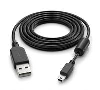 PS3 Charging Cable Extra Long 6ft Mini USB Controller Charger Cable with Magnetic Ring compatible with PlayStation 3 PS3 Slim PS Move Controller Charger Cable USB PC Power Cable Lead PC Dash Cam