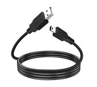 PS3 controller charger cable - mini USB cable - USB A to USB B - extra long 3 meters - compatible with Sony PlayStation 3/PS3 Slim/PS Move controllers, dash cams, MP3 players, and digital cameras (3m)