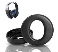 PS4 Ear pads Replacement Compatible with Sony PS4 Platinum Wireless Headset CECHYA-0090 Headset Earpads Cushion (Protein Leather/Memory Foam)