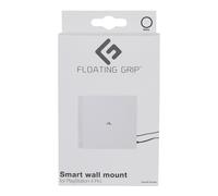 FLOATING GRIP Wall Mount for 1x PlayStation 4 Pro (PS4 Pro) | White rope | Display or hide your PS4 Pro on the wall close to your TV in the super slim but ultra strong Wall Mount by FLOATING GRIP