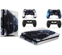 PS4 Slim Console DV From Starwars Skin Decal Vinal Sticker + 2 Controller Skins Set