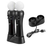 PS4 VR Move Motion Controllers with Dual Charger - Enhanced VR Gaming Experience [XR]