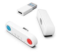 PS5 Bluetooth Audio Adapter, Inwa Low Latency Bluetooth Audio Transmitter, USB C Headphone Adapter with aptX Low Latency Support for PS4/PS5/Switch/PC, and Included USB C to USB Adapter