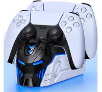 PS5 Charging Station - 2-3H Fast Charging for PS5 DualSense & Edge Controllers with LED Indicator