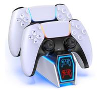 PS5 Charging Station - 2H Fast Charge with LED Light, Upgrade Dock for PS5 Dualsense Controller
