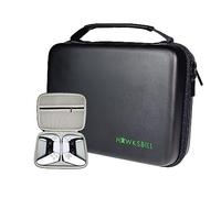 PS5 Console Controller Case, Dual DualSense Protective Hard Shell, Playstation 5 Two Controllers Travel Carrying Bag with Room for Cable Cord and Accessories (Black)