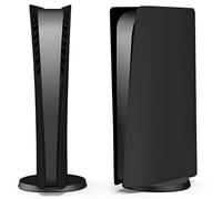 PS5 Console Replacement Shell, Megadream Hard ABS Shockproof Anti-Scratch Dustproof Case Cover Replace Faceplate Compatible with PlayStation 5 Digital Edition (Black)