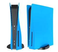 PS5 Console Replacement Shell, Megadream Hard ABS Shockproof Anti-Scratch Dustproof PS5 Console Case Cover Replacement Plate Shell for PS5 Console Disc Edition - Star Blue