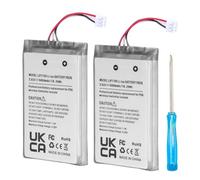 PS5 Controller Battery Replacement, YISHDA 5000mAh LIP1708 Battery for Sony PS5 Playstation 5 DualSense CFI-ZCT1W Wireless Controller (2 Pack)