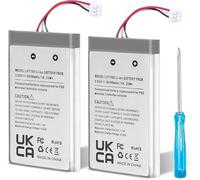 PS5 Controller Battery Replacement, YISHDA 5000mAh LIP1708 Battery for Sony PS5 PlayStation 5 DualSense CFI-ZCT1W Wireless Controller (2 Pack)