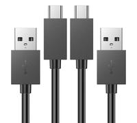 PS5 Controller Charger - 2 Pack 5FT OEM Original Fast Charging Cable Data Cord Wire Accessories for PlayStation 5 DualSense, Xbox Series S X Core, Elite Series 2, Switch Controller