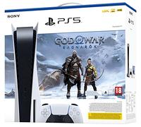 PS5 Disc Edition Gaming Console System Bundle - Includes: God of War Game, and Dikit Controller Case - System Bundle, PS5 Controller, Video Game, Accessories