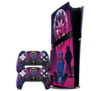 PS5 Pro Bundle Vinyl Skin - Premium 3M™ Vinyl Decal for PS5 Pro Console & Controllers, Bubble-Free, Easy Application, Residue-Free Removal, Custom Gaming Design, Digial Edition - Made in UK (Cosmic)