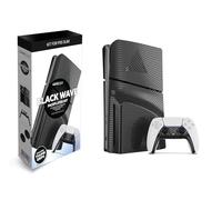 Maxx Tech PS5 Slim Faceplates Black Wave (5pcs) + Controlle (Sony Playstation 5)