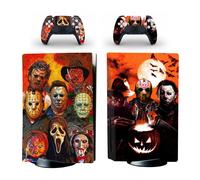PS5 Standard Disc Console Remote Sticker Skin Decals Horror Michael Jason Ghost