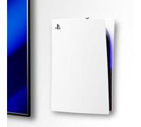 PS5 Wall Mount for Playstation 5 Disc Edition and Digital Edition (Mount The Console on Wall Near or Behind TV with Invisible Design), Including 2 Accessories Holders (Black) - Not for PS5 Slim