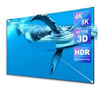 PSA01 100'' Rollable Ambient Light Rejecting ALR Projection Screen For Ultra Short Throw Projection Free Ed Fixed e
