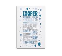 Psalm 1 2-3 Cooper DelightsCanvas Poster Wall Art Poster for Room Living Room Study Aesthetics And DecorationUnframe-style 12x18inch(30x45cm)