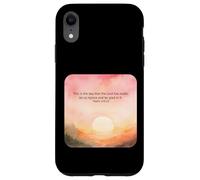 Psalm 118:24 This is the day Lord made rejoice glad faith Case for iPhone XR
