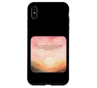 Psalm 118:24 This is the day Lord made rejoice glad faith Case for iPhone XS Max