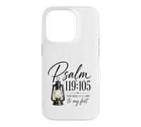 Psalm 119:105 | Lamp to My Feet Christian Design Case for iPhone 14 Pro