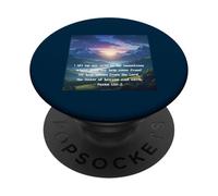 Psalm 121 mountain sunrise Christian Faith hope verse 121:1 PopSockets Adhesive PopGrip