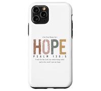 Psalm 130:5 Hope Bible Verse Retro Christian Get Hopes Up Case for iPhone 11 Pro