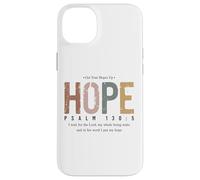 Psalm 130:5 Hope Bible Verse Retro Christian Get Hopes Up Case for iPhone 14 Plus