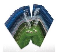 Psalm 23 Bible Bookmarks, 24 Pack, Bible Study Supplies, Christian Book Marks, 23rd Psalm Scripture Cards, Christian Bookmarks Bulk, Religious Book Markers