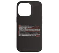 Psalm 23 Bible Christian Gothic Calligraphy Decorative Case for iPhone 13 Pro