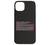 Psalm 23 Bible Christian Gothic Calligraphy Decorative Case for iPhone 15 Plus